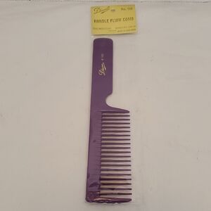 Diane Purple Handle Fluff Comb